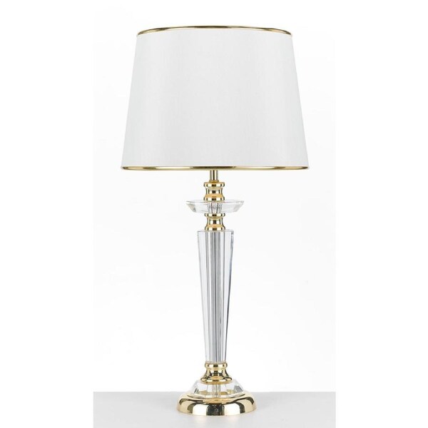 Dayton TFS Crystal Table Lamp for Glamorous and Contemporary Home Decor