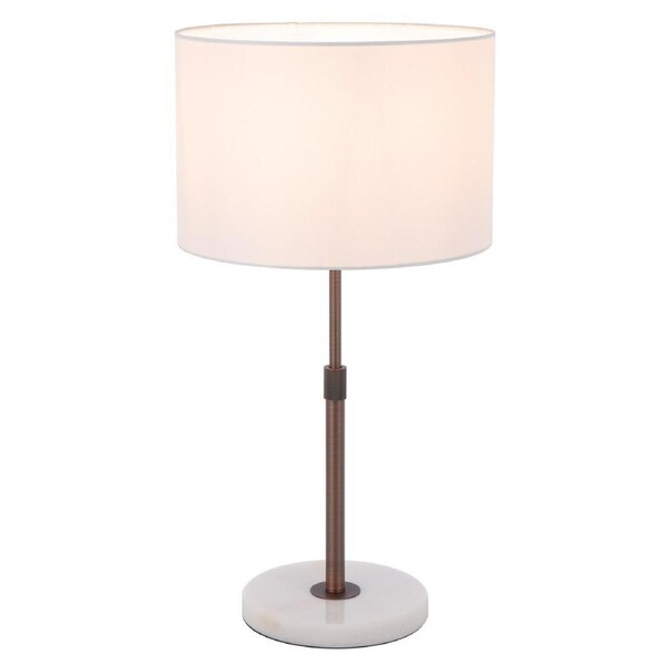 Cantostone TFS table lamp white marble bronze ivory elegant lighting for living room and bedroom