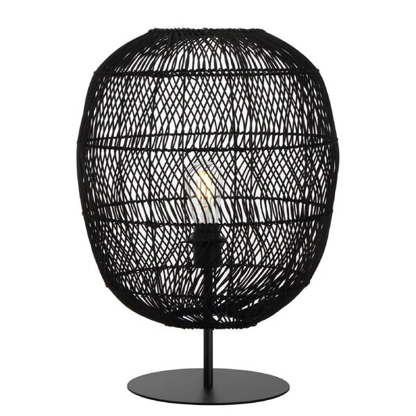 Teraform TFS black base black shade table lamp modern minimal lighting for contemporary spaces
