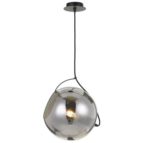 Versailles TFS black smoke pendant light dramatic ceiling lighting for dining or living room
