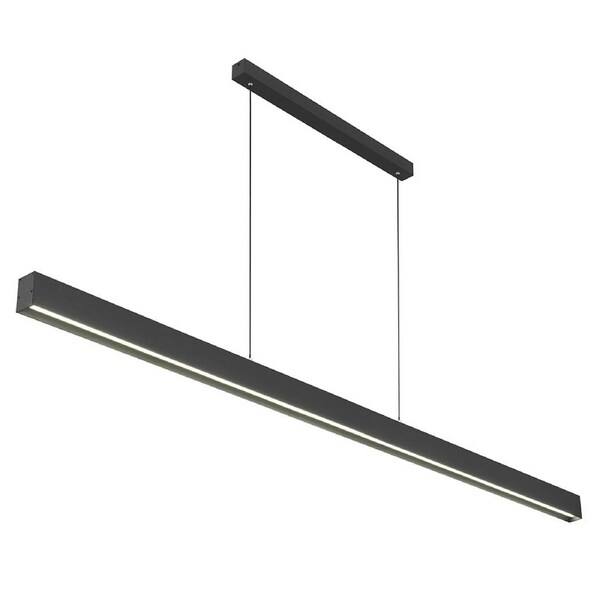 Tacoma Black Triac Dim Pendant, 60W LED, Cable Length 2 Meters for Ambient Lighting