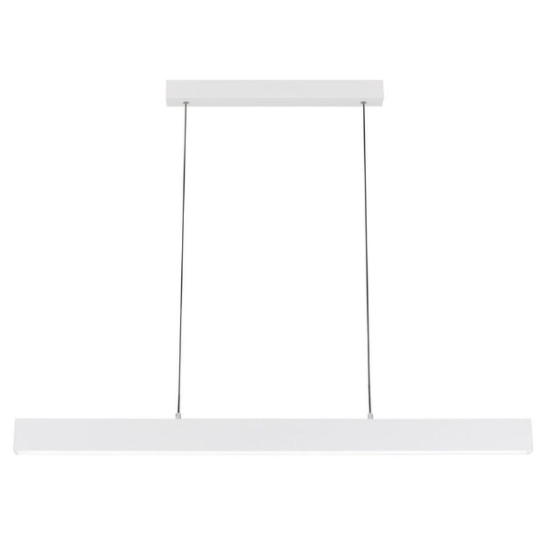 Modesto White TUYA Smart LED Pendant Light, 40W Brightness with Remote Control