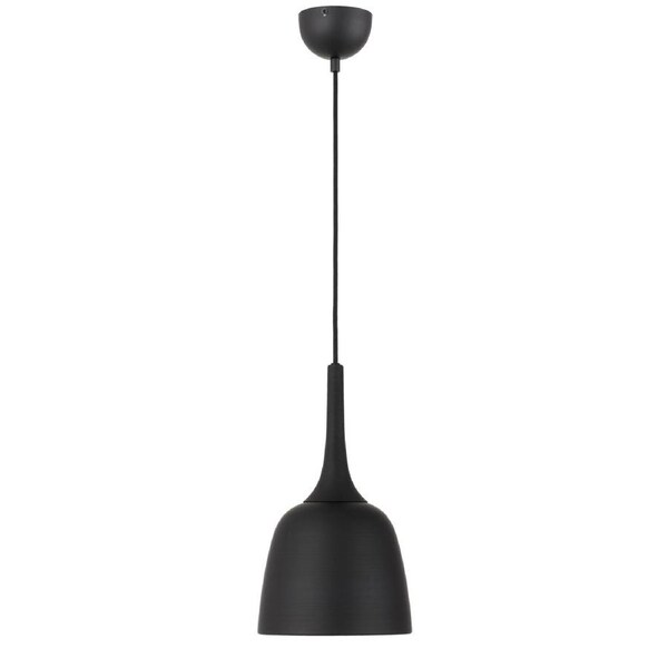 Zanolux Black Brushed Pendant with Textured Finish and 25W Bulb