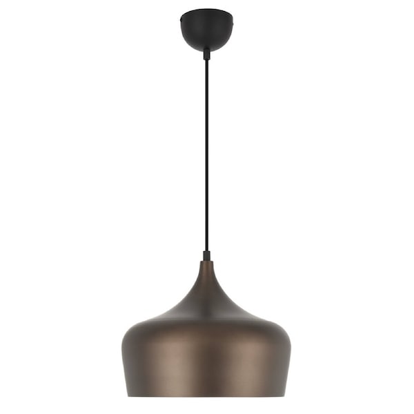 Solmont Bronze Black Pendant Light with Brushed Finish and Modern Style