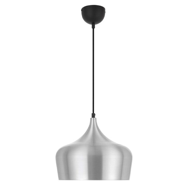 Noraton Aluminium Black Pendant with Textured Surface and Adjustable Cable