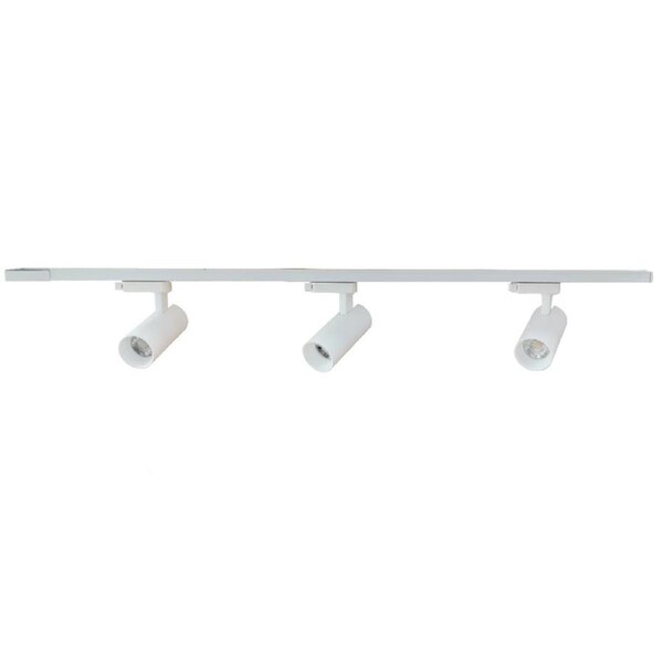 Lyon TFS 55 White Trackspot Light with 3 Adjustable LED Heads for Modern Homes