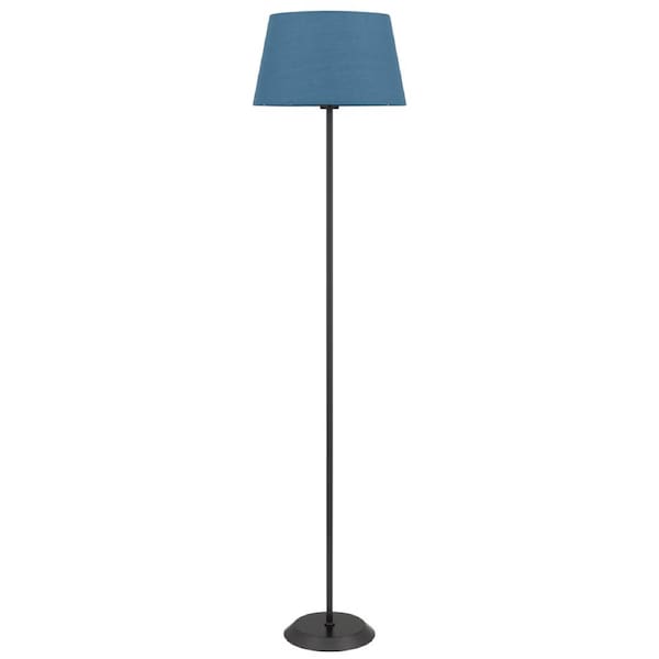 Terawood TFS Floor Lamp Striking Black and Blue Combination with Foot Switch