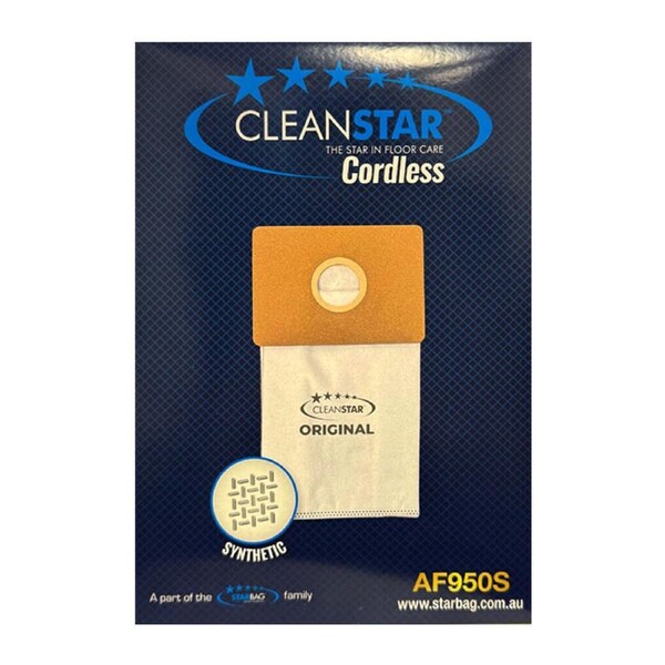 5pc Cleanstar Synthetic VacBag AF950S for VPROSTAR Backpack Vacuum Cleaner