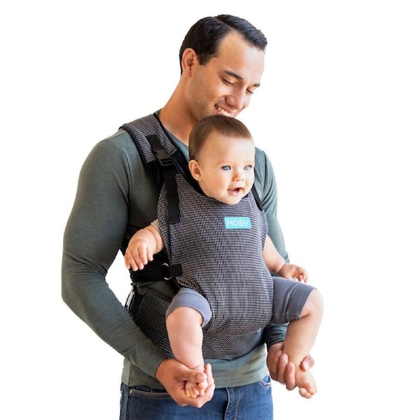 Moby Cloud Ultra-Light Hybrid Carrier Highrise Baby/Newborn Travel Wrap