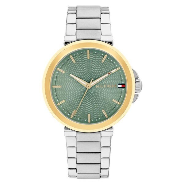 Tommy Hilfiger Stainless Steel Green Dial Women's Watch - 1782778