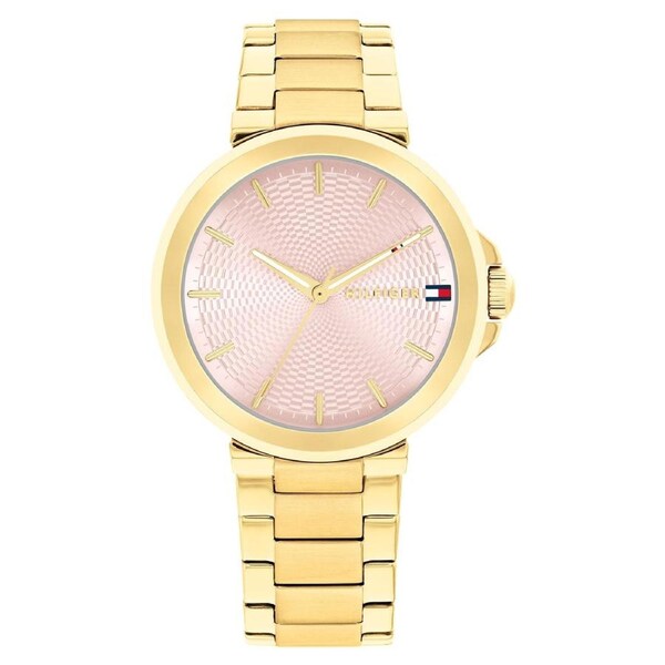 Tommy Hilfiger Gold Steel Blush Dial Women's Watch - 1782779