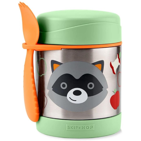 Skip Hop Zoo Insulated Food Jar Raccoon
