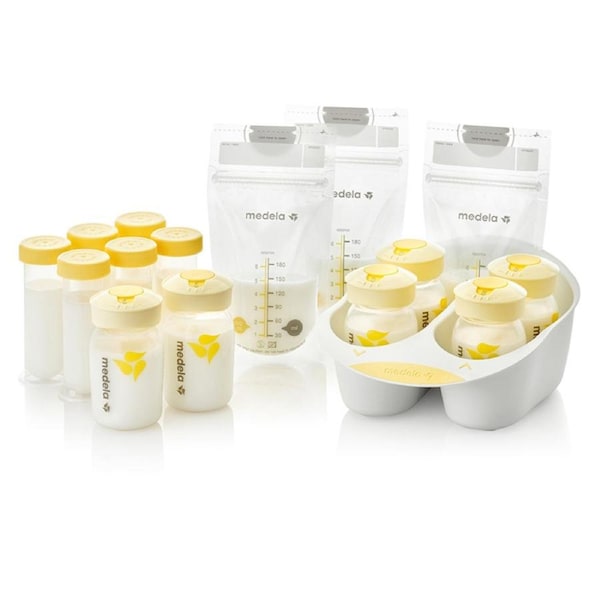 Medela Breast Milk Storage Solution Set (6 x 150mL Bottles, 6 x 80mL Breast Milk Storage Tubes, 20 x 180mL Storage Bags)