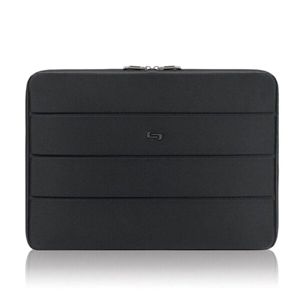 Solo Bond 11in Laptop/Tablet Sleeve Case Lighweight Fully Padded 28x20.3cm Black