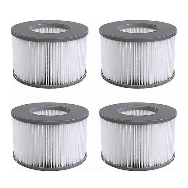 Pack of 4 Replacement Filter Cartridges, for Whirlpool mspas, Hot Spas and Other Inflatable Pools, Fits Filter Models from 2020