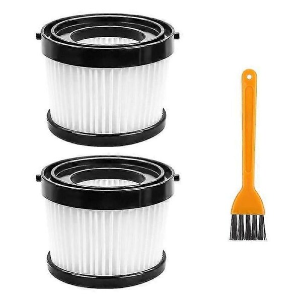 2 Pack HEPA Filter Replacement Compatible with Dewalt DCV501HB 20v DCV5011H with 1 Cleaning Brush,Washable and Reusable,8.9*8.9*6.2cm