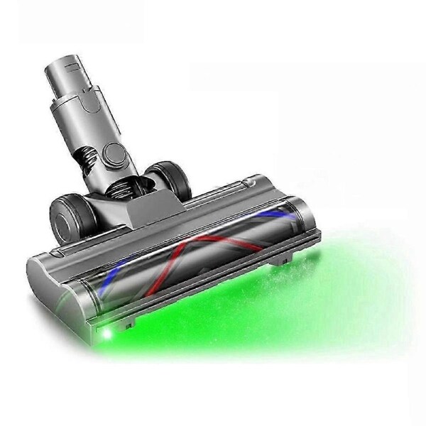 Electric Floor Brush for V6 DC58 DC59 DC62 DC72 Vacuums Attachment with LED Dust Lights for Floor C