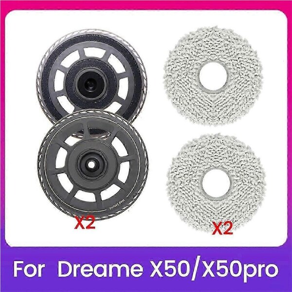 Mop Pad Bracket Kit for X50 / X50 Pro Vacuum Cleaner Accessories Replacement Sweeper Mop Cloth