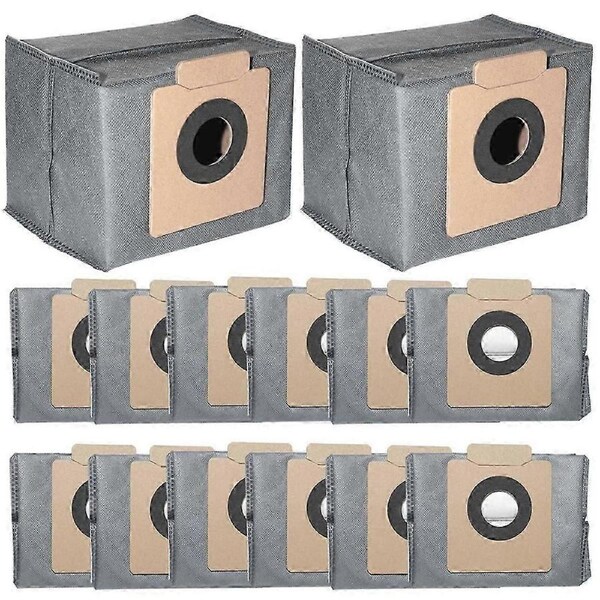 14Pcs Vacuum Bag Kit,Combatible for Clean X8 Pro/X10 Pro Omni Robot Vacuum,3L Large Dust Bags