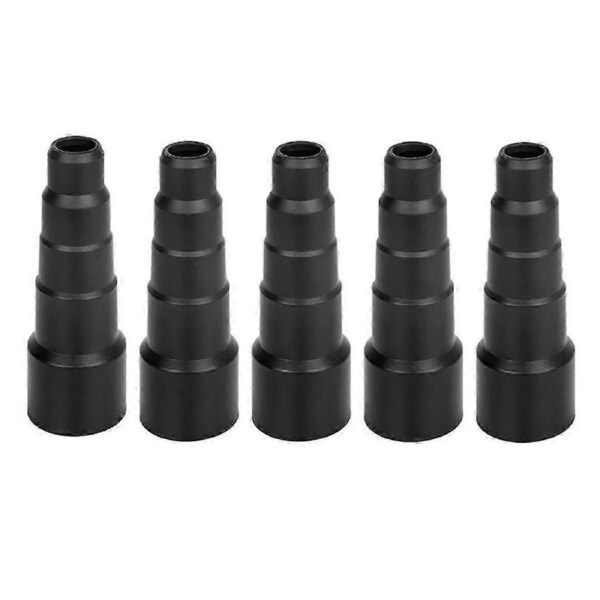 Universal Vacuum Hose Adapter Converter 50/42/34/30/23mm Black Soft Rubber Round Suction Hose Conve