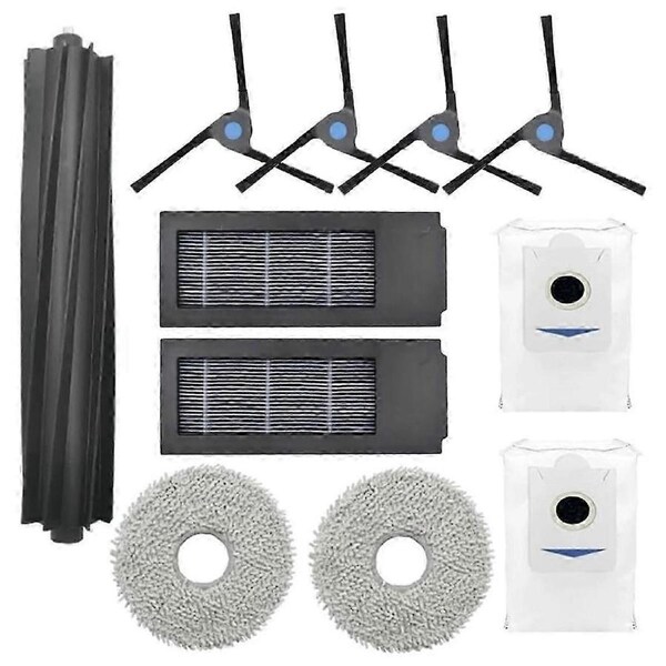 Vacuum Cleaner Replacement Accessories Set for Deebot X2/ X2 Pro/ X2 Omni/ DEX86 Robot Vacuum Rubbe