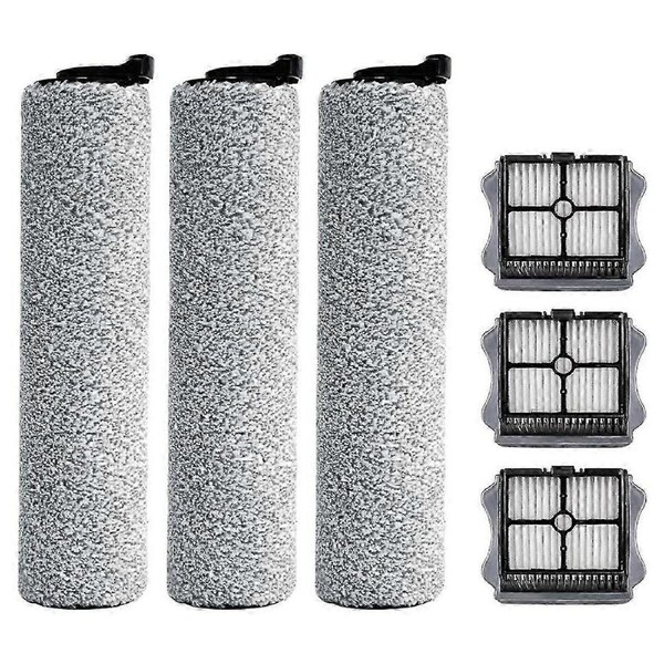 Rollers Brush Replacement and Filters for IFloor 3/ Floor One S3 Cordless Vacuum Cleaner Brush Filt