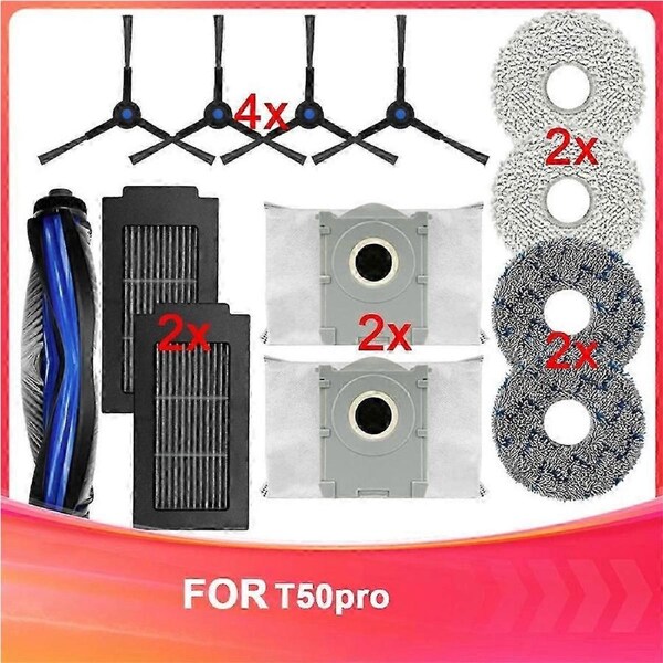 Suitable for T50pro Robot Vacuum Cleaner Accessories Vacuum Cleaner Parts Vacuum Cleaner Replacemen