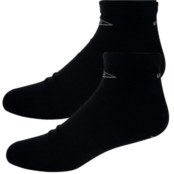 Umbro Mens Trainer Ankle Socks - Black - 1 Pack of 3 Pairs EU 39-42