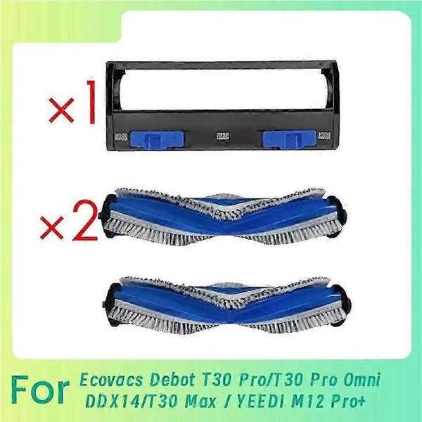 Roller Brush Cover with 2 Roller Brush for T30 Pro/T30 Pro Omni DDX14/T30 Max / M12 Pro+ Accessorie