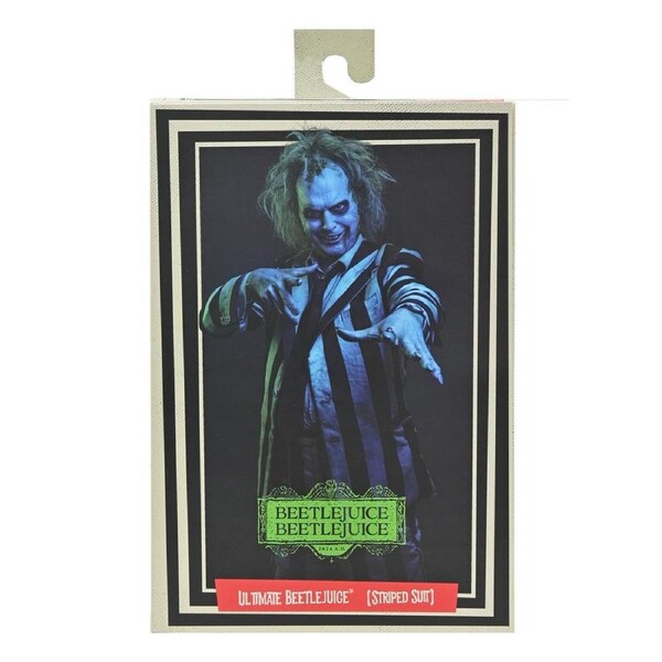 NECA Beetlejuice Beetlejuice (2024) Striped Suit Ultimate 7 inch Action Figure