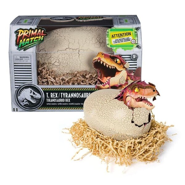 Jurassic World Primal Hatch Interactive Hatching Dinosaur Toy