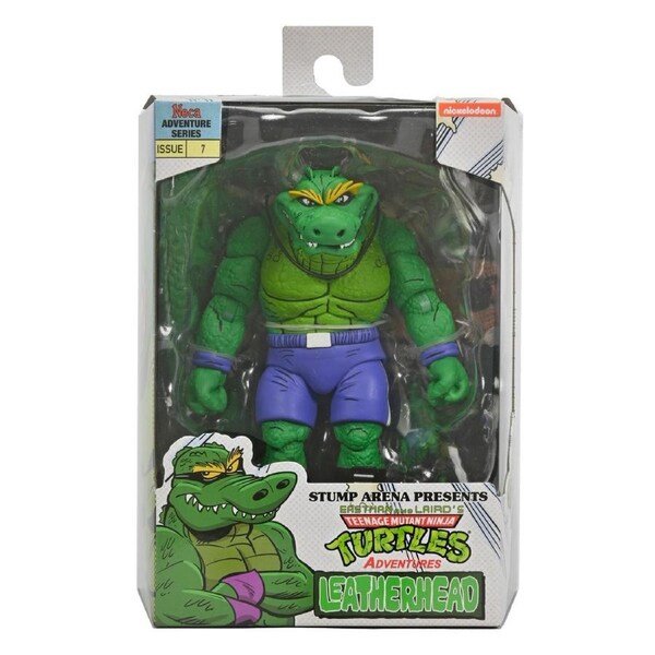 NECA Teenage Mutant Ninja Turtles Stump Wrestling Leatherhead 7 inch Scale Action Figure