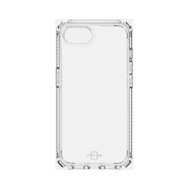 ITSKINS iPhone 16e Spectrum Clear Case Black 3M Drop Safe