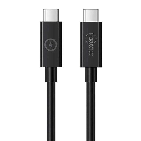 Cruxtec USB-C to USB-C Cable for Syncing and Charging - 3m (CTC-2HW-3MBK)