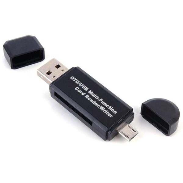Generic YC-310 2 in 1 USB 2.0 and Micro Card with OTG Memory Card Reader (CR-YC-310)