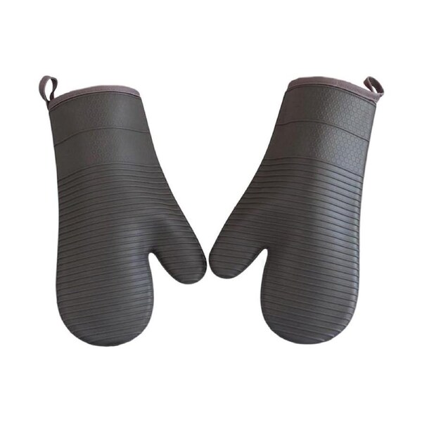 Silicone Heat Resistant Gloves Baking Oven Mitts Insulated Kitchen Cooking Glove
