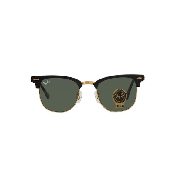 Ray-Ban Clubmaster Classic Sunglasses in Black On Gold