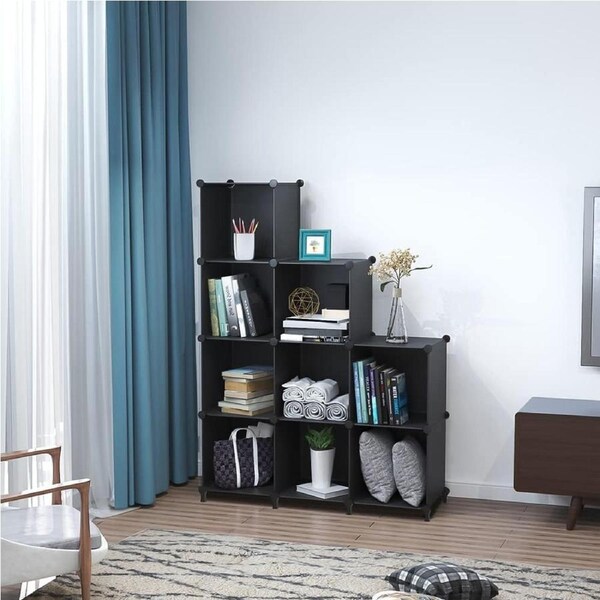 9-Cube Storage Organizer with Hammer for Home and Office