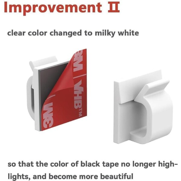 Strong Adhesive Cable Clips Organizer for Car Office Home 40PCS