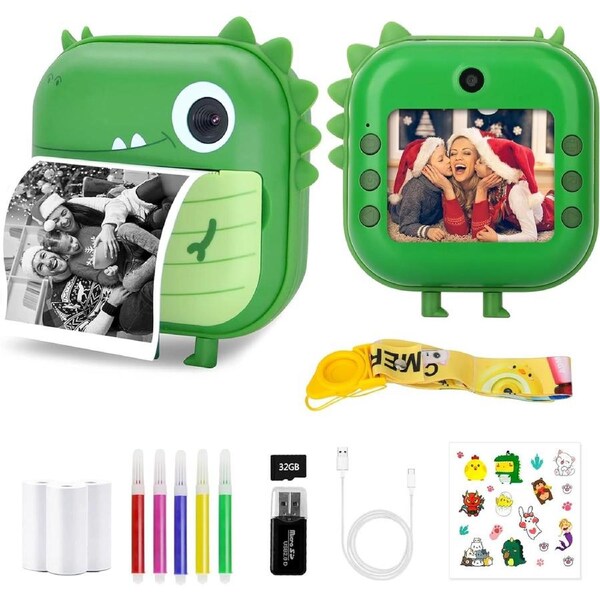 Best Kids Digital Cameras: 1080P HD Instant Print, 48MP 32GB