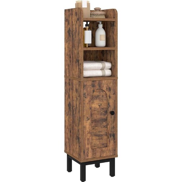 Small Bathroom Storage Cabinet with Adjustable Shelf