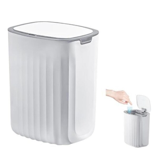 Slim 12L Smart Automatic Trash Can with Motion Sensor for Home
