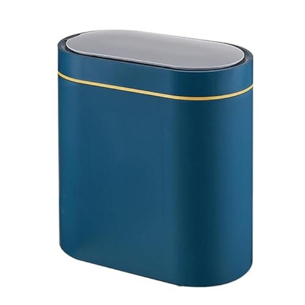 Motion Sensor Automatic Trash Bin 7L Slim for Home Office Blue