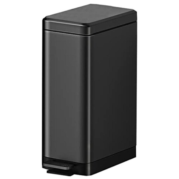 15L Slim Stainless Steel Trash Can with Soft Close Lid