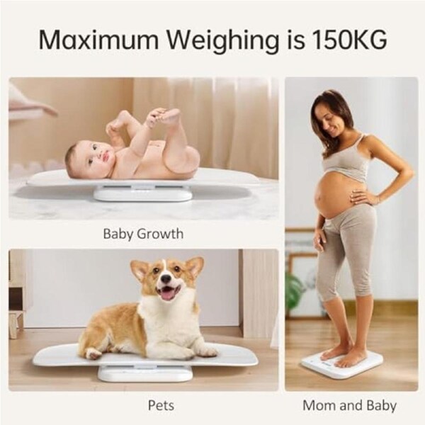 Multifunctional Baby and Pet Scale - Accurate Weighing up to 150KG