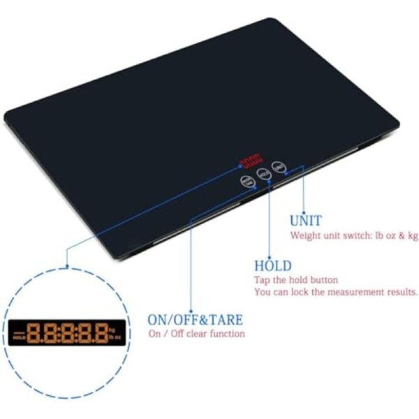 Digital Pet Scale for Dogs and Cats - 3 Modes, 220 lb Capacity