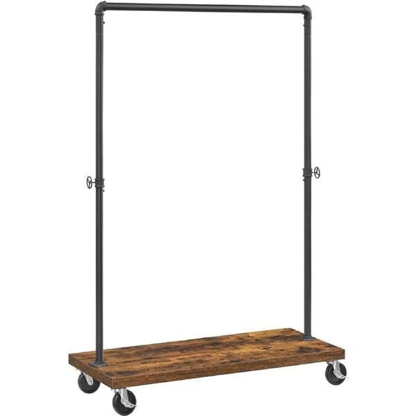 Heavy Duty Clothes Rack Industrial Style with Shelf HSR65BX