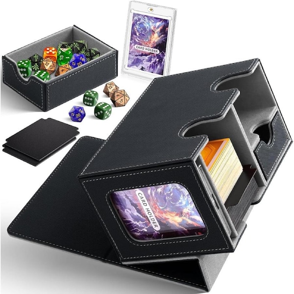 MTG Commander Deck Box with Dice Tray Fits 200 Cards