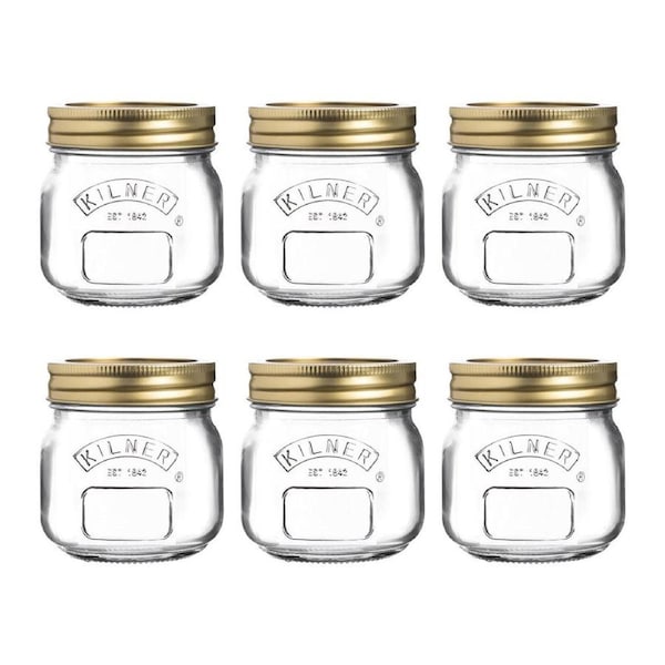 Kilner Set of 6 Genuine Preserve Jar - 250ml