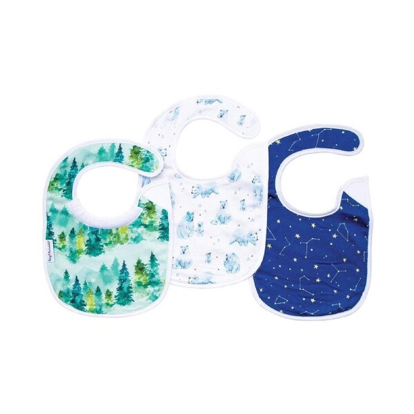 Tiny Twinkle - Kaffle® Feeder Bib - Forest Set of 3